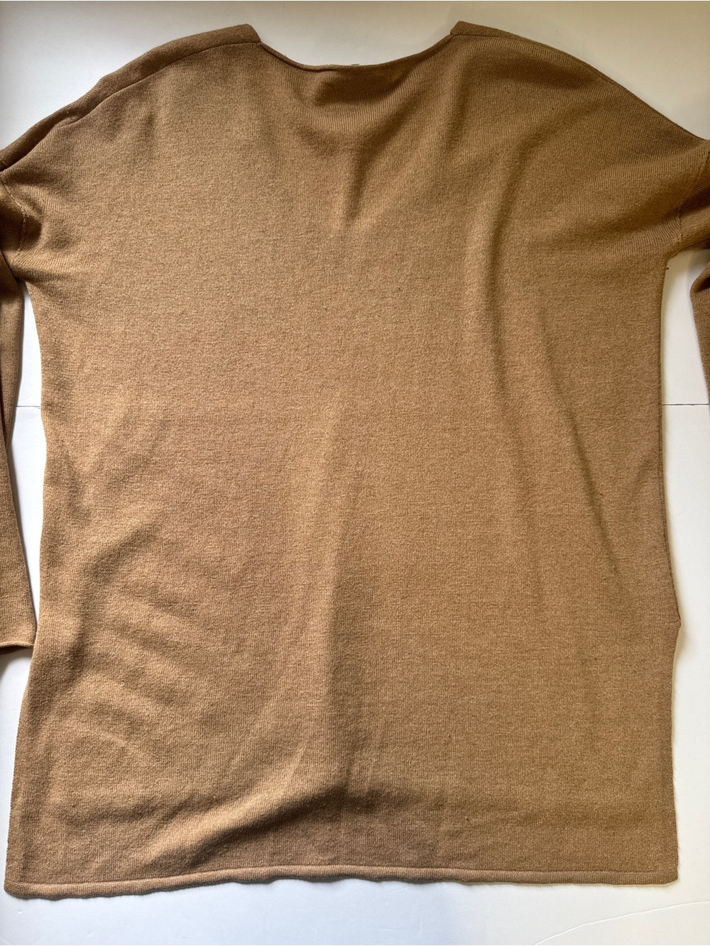 Aritizia Babaton Linen Baylor Sweater Long Sleeve Wool Blend Tan Sz M - Picture 14 of 16